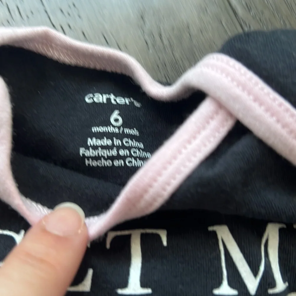 Bundle of Carters long sleeve onesies with sayings